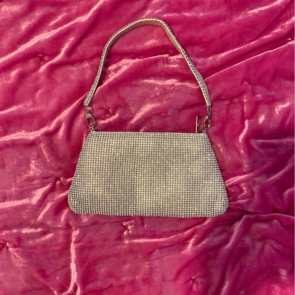 Rhinestone Embellished Purse